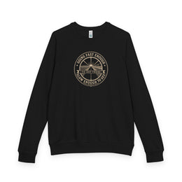 Coastal Faith Crewneck Sweatshirt | Coastal Redemption "Going Fast Enough" French Terry Raglan | Salt & Salvation | Veteran-Owned | Liberty & Victory Co.