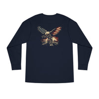 Patriotic Long Sleeve Tee | One Nation Under God Eagle & Rider | ONUG × OMR | Veteran-Owned | Liberty & Victory Co.