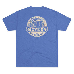 Coastal Faith T-Shirt | Move On — Breathe In Breathe Out Coastal Redemption New Orleans Streetcar | Salt & Salvation Line | Veteran-Owned | Liberty & Victory Co.