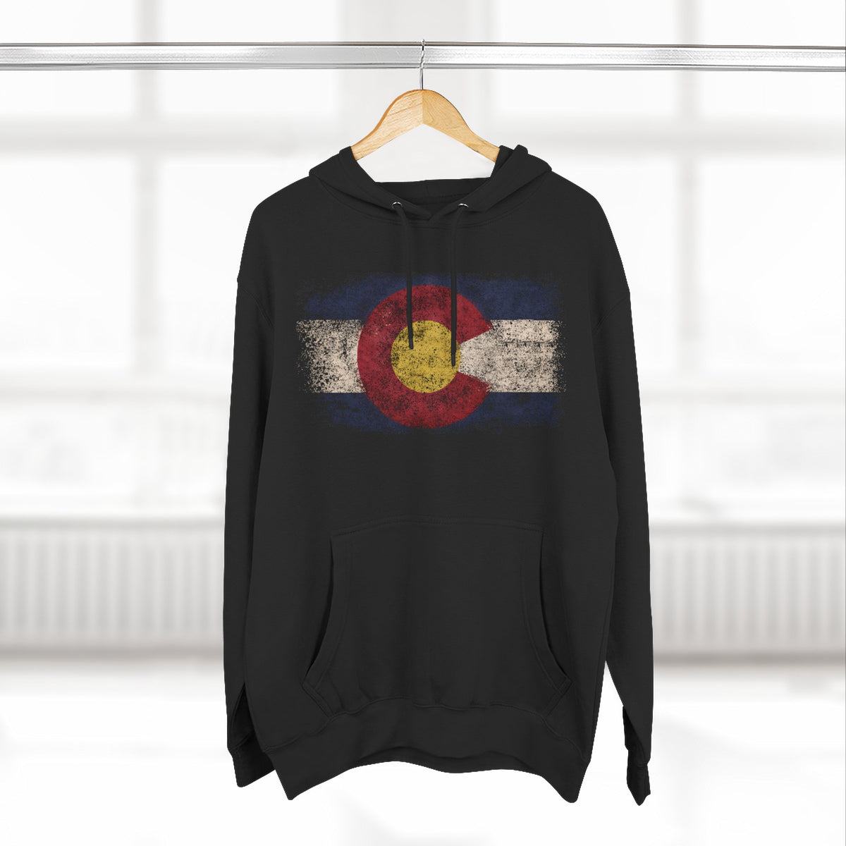 Colorado Flag Distressed Hoodie