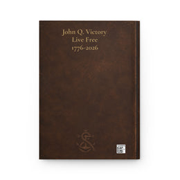 Christian Reflection Journal | Weathered Leather Printed Hardcover | Faith Gift | Liberty & Victory Co.