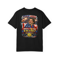 USA Hockey T-Shirt | Team USA What's Your Excuse Patriotic Tee | Veteran-Owned | Liberty & Victory