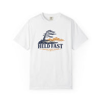 Christian T-Shirt | Held Fast Through Every Season | Psalm 112:7 | High Altitude Veteran-Owned | Liberty & Victory Co.