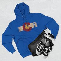 Christian Hoodie | Rooted in Faith | Colorado Flag | Distressed Three-Panel State Logo | Wonder & Wander | Signature Line | Veteran-Owned | Liberty & Victory Co.