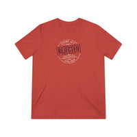 Patriotic Faith T-Shirt | Deo Servio Rejected Stamp Ultra-Premium Tri-Blend Tee | Liberty-In-One | Liberty & Victory