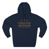 Patriotic Christian Hoodie | Under God One Nation | 1776–2026 America 250 Pullover | Liberty & Victory Co.
