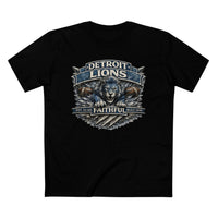 Faith & Sport T-Shirt | Lions Faithful Est. 1930 Vintage Graphic Tee | Victory-In-One | Liberty & Victory