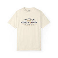 Christian T-Shirt | Rooted in Creation | Built on Faith | Mountain + Sun | Colorado 150th | Wonder & Wander | Signature Line | Veteran-Owned | Liberty & Victory Co.
