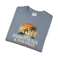 Coastal Faith T-Shirt | Parrotheads & Parables Beach Sunset Essentials | Salt & Salvation | Liberty & Victory