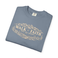 Mountain Faith | Walk By Faith — T-Shirt Mountain Wreath | Veteran-Owned Small Business | Liberty & Victory Co.