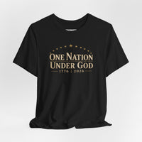 Patriotic T-Shirt | One Nation Under... 1776 Essential Line | Liberty-In-One | Liberty & Victory