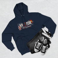 Patriotic Hoodie | Victor for Colorado American Flag Design | Veteran-Owned | Liberty & Victory Co.