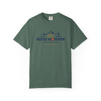 Christian T-Shirt | Rooted in Creation | Built on Faith | Mountain + Sun | Colorado 150th | Wonder & Wander | Signature Line | Veteran-Owned | Liberty & Victory Co.