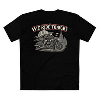 Patriotic T-Shirt | We Ride Tonight | Revere MC | OMR Winged Emblem | 1776–2026 | Liberty-In-One | Signature Line | Veteran-Owned | Liberty & Victory Co.