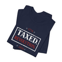 Patriotic Christian T-Shirt | Taxed. Revolution. 1776–2026 Anniversary Everyday Tee | Liberty-In-One | Liberty & Victory