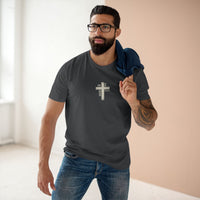 Cross American Flag 1776-2026 Front Back Vintage T-Shirt