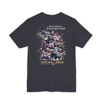 USA Hockey Michigan Connection Tee — Milan 2026 Team Hockey T‑Shirt