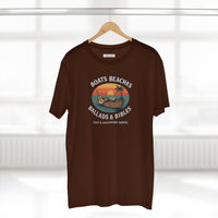 Christian Coastal T-Shirt | Boats Beaches Ballads & Bibles Faith Tee | Liberty & Victory