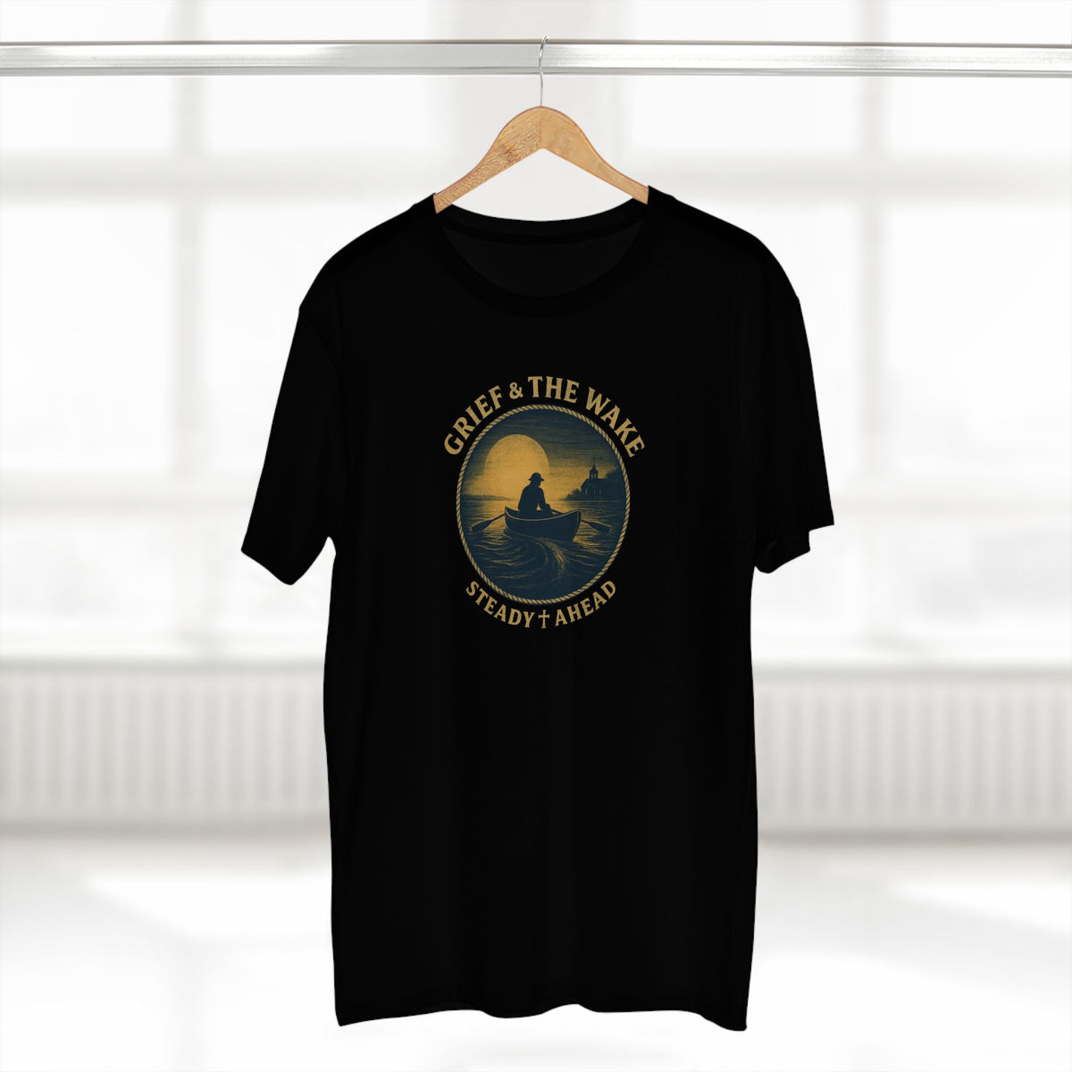 Christian Faith T-Shirt | Grief & The Wake Steady Ahead Essentials | Salt & Salvation | Liberty & Victory