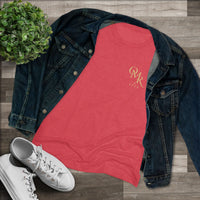 Women's Patriotic T-Shirt | Midnight Rider 1775 Heritage Tri-Blend Edition | Veteran-Owned | Liberty & Victory Co.
