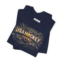 USA Hockey Michigan Connection Tee — Milan 2026 Team Hockey T‑Shirt