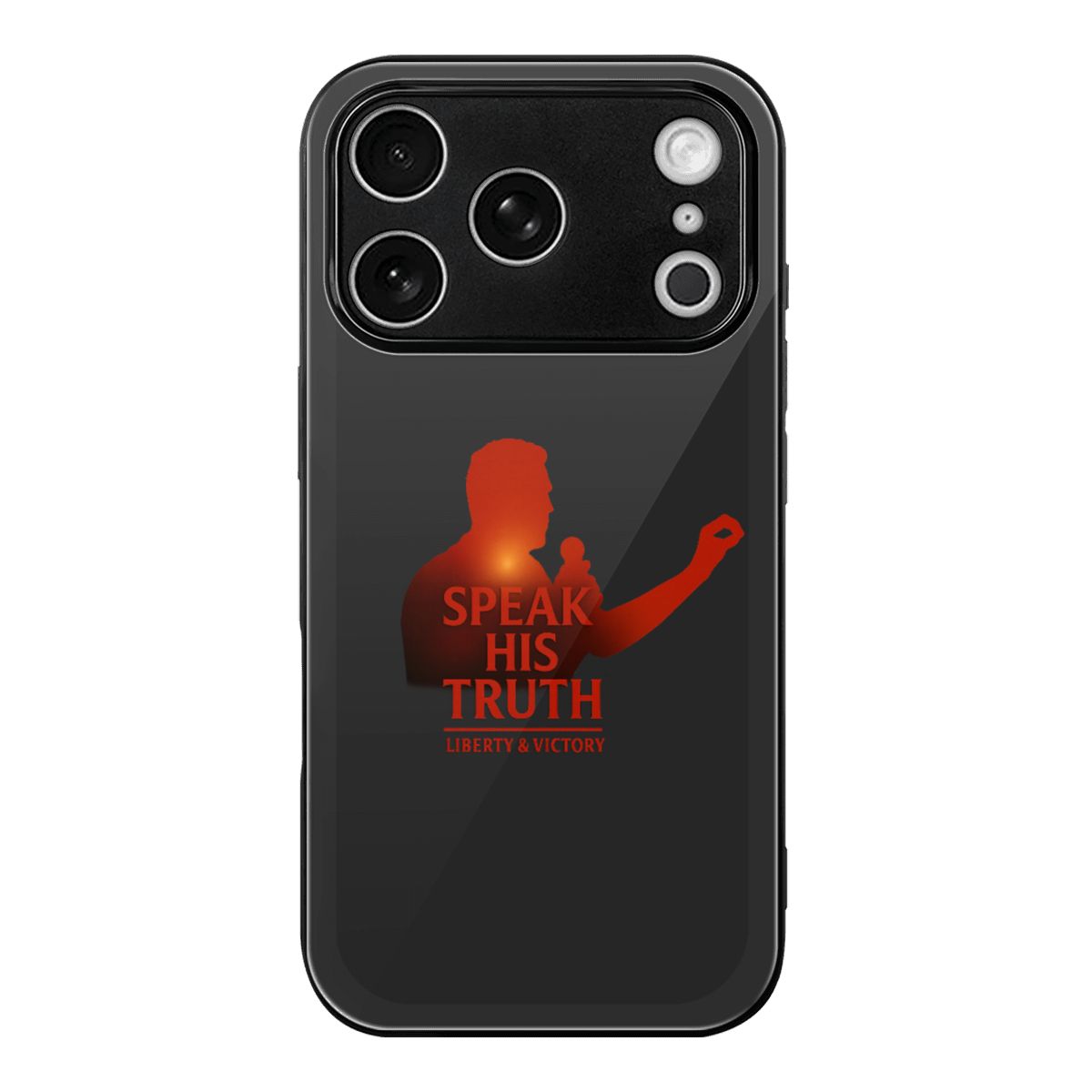 Speak His Truth | Glass iPhone Case