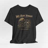 Patriotic Christian T-Shirt | We Ride Tonight-MC Edition Everyday Essentials Original Midnight Rider 1776–2026 | Liberty & Victory Co.
