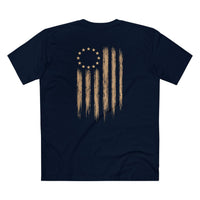 Patriotic Faith | We Ride Tonight — T-Shirt | April 18, 1775 × 1776–2026 OMR | Veteran-Owned Small Business | Liberty & Victory Co.