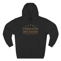 Patriotic Christian Hoodie | Under God One Nation | 1776–2026 America 250 Pullover | Liberty & Victory Co.