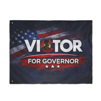 Patriotic Campaign Flag | Victor Marx Colorado Governor Double-Sided Outdoor Flag | Liberty & Victory
