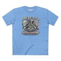 America 250 T-Shirt | Selfless Leadership Washington & Trump | Patriotic Christian Apparel | Liberty & Victory