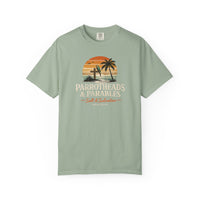 Coastal Faith T-Shirt | Parrotheads & Parables Beach Sunset Essentials | Salt & Salvation | Liberty & Victory