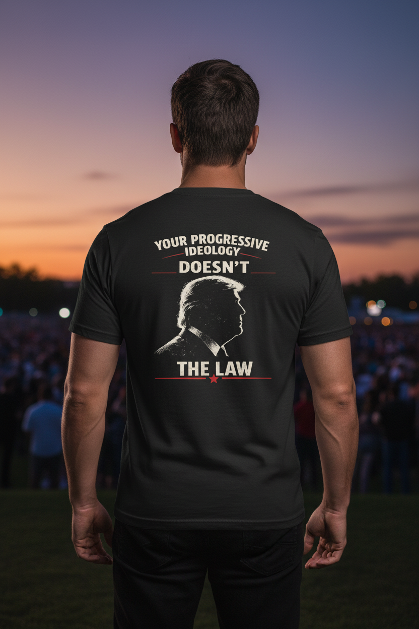 You don't Trump the Law — “Your Progressivism Doesn’t Change The Law” Graphic Tee