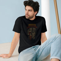 Through Him Elite Romans 5:9 Warrior T-Shirt