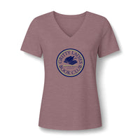 Book Club V-Neck Tee | Gritty Ladies Book Club — Women’s Relaxed Reading Shirt Scratching Beneath the Surface | Liberty & Victory Co.