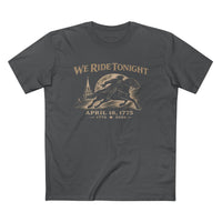 Patriotic Faith | Paul Revere We Ride Tonight American Flag T-Shirt | Liberty & Victory Co.
