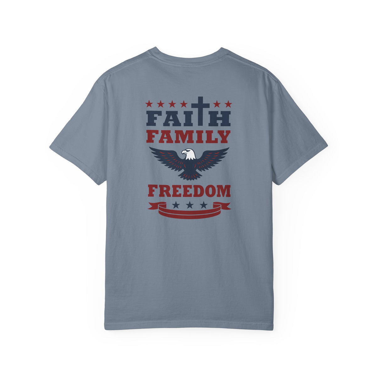 Faith Family Freedom Tee | Christian Patriotic Shirt | In Deo Vincimus