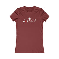 Faith & Sport Women's T-Shirt | Victory One Minimalist Graphic Tee | Veteran-Owned | Liberty & Victory Co.