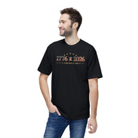 USA Cotton & Assembly Patriotic T-Shirt | America 1776-2026 Commemorative 250th Anniversary Tee | Liberty & Victory