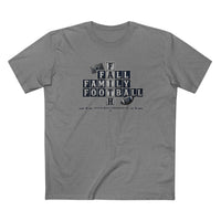 Faith & Sport | Fall Family Football — T-Shirt Faith Runs Through It-Dallas Edition | Game Day Faith Tee | Veteran-Owned Small Business | Liberty & Victory Co.