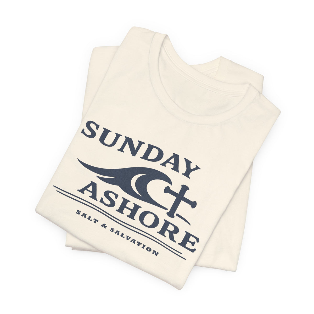 Sunday Ashore Tee | Coastal Surf Faith T-Shirt