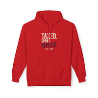 Patriotic Hoodie | Taxed. Spoke. Revolted. 1776 Founders Line | Liberty-In-One | Liberty & Victory