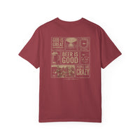 Christian Patriotic T-Shirt | God Is Great, Beer Is Good Everyday Essentials | Built for Daily Wear | Salt & Salvation | Liberty & Victory