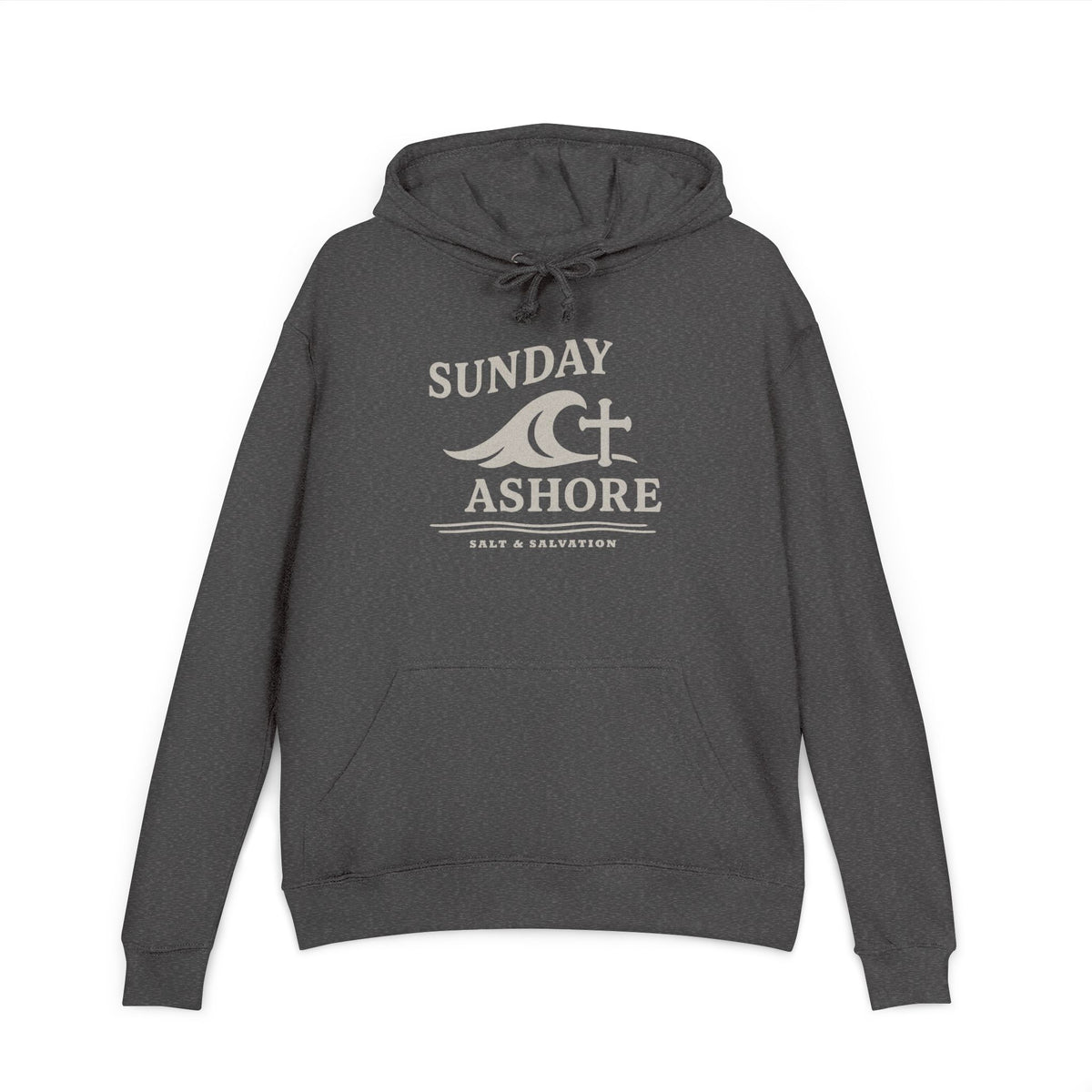Salt & Salvation Coastal Hoodie – Faith-Inspired Pullover
