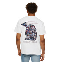 USA Hockey T-Shirt | Michigan Milan 2026 Patriotic Tee | Veteran-Owned | Liberty & Victory