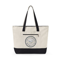 Gritty Ladies Book Club | I Like Big Books And I Cannot Lie — Zippered Canvas Tote | GLBC | Liberty & Victory Co.