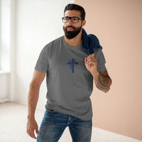 Cross American Flag 1776-2026 Front Back Vintage T-Shirt