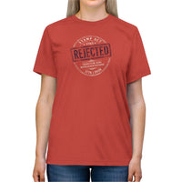 Patriotic Faith T-Shirt | Deo Servio Rejected Stamp Ultra-Premium Tri-Blend Tee | Liberty-In-One | Liberty & Victory