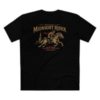 Patriotic T-Shirt | Original Midnight Rider | Heritage 1775 | Rider + Horse Back Graphic | Liberty-In-One | Signature Line | Veteran-Owned | Liberty & Victory Co.
