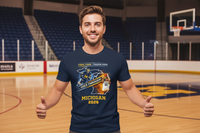 Michigan Wolverines Basketball T-Shirt | 2026 Final Four Goes Through Garment-Dyed Fan Tee | Victory-One | Liberty & Victory